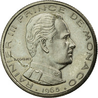 Monnaie, Monaco, Rainier III, 1/2 Franc, 1965, Paris, ESSAI, SPL, Nickel, KM:E52 - 1960-2001 Nouveaux Francs