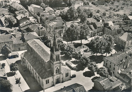 CASTELMORON SUR LOT - N° 15966 - QUARTIER DE L'EGLISE - VUE AERIENNE (C P S M) - Castelmoron