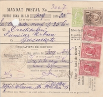 Roumanie Mandat Postal Entier Postal 1916 - Storia Postale