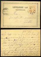 MUNKÁCS  1874 Hebrew Stationery P.card To Pest JUDAICA - Cartas & Documentos