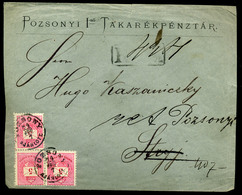 POZSONY 1884. Ajánlott Lengyel Területről Visszaküldött Krajcáros Levél - Covers & Documents