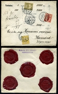 BUDAPEST 1905. Szép Három Színű értéklevél Hermándra Küldve - Covers & Documents