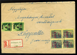 BUDAPEST 1945. Ajánlott Inflációs Levél Csehszlovákiába Küldve - Covers & Documents