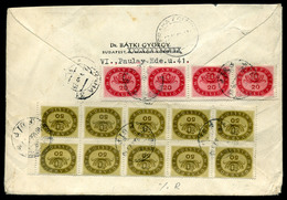BUDAPEST 1946. Ajánlott Inflációs Levél Csehszlovákiába Küldve - Storia Postale