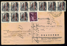EPERJESKE 1945 Inflációs S Levlap Demecserre Küldve - Storia Postale