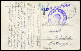 II. VH Képeslap, Tábori Postával " Katona Gondozó összekötő " Bélyegzzéssel  /  WW II. Vintage Pic. P.card Via FPO "sold - Cartas & Documentos