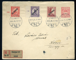 BUDAPEST 1919.07. Tanácsköztársaság, Ajánlott Díjjegyes Boríték Köcsére Küldve  /  1919.07. Soviet Republic Reg. Station - Storia Postale