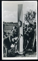 1938. Döntik A Trianoni Határt, Irredenta Fotós Képeslap  /  1938 Toppling The Trianon Border, Irredente Photo Vintage P - Hungary