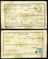 VÁSÁRHELY / Trhovište 1873. Térti Vevény , Hátoldalon Fél, Réz 10Kr - Used Stamps
