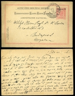 .AUSZTRIA Jerusalem 1901.Díjjegyes Judaica, Héber Nyelven Rabbi Correspondance. Prof. Bacher Vilm - Other & Unclassified