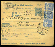 TOPOLYHANUSFALVA 1917. Csomagszállító Kőszegre Küldve - Usati