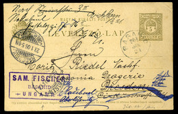 BASAHÍD 1906. Díjjegyes Levlap, Tovább Küldésekkel, Céges Bélyegzéssel  /  1906 Stationery P.card Forwarded, Corp. Pmk - Usati