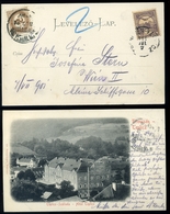 TRENCSÉN 1901. Képeslap Bécsbe Küldve, Portózva  /  1901 Vintage Pic. P.card To Vienna, Postage Due - Postage Due