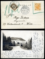 HORVÁTORSZÁG Zabok 1902. Kastély,képeslap Osztrák Portózással  /  CROATIA Zabok 1902 Castle Vintage Pic. P.card Austrian - Postage Due