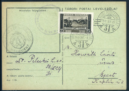 GYERGYÓSZENTMIKLÓS 1940 II. VH Tábori Posta Lap TP 31, HUNGARY WW2 Award Winning Collection - Covers & Documents