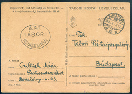 II. VH 1942. Tábori Posta Lap, Igen Ritka M.Kir. Tábori Postaigazgatóság / HUNGARY WW2 Award Winning Collection - Covers & Documents