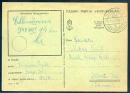 II. VH 1942. Tábori Posta Levlap Tábori Mozgóposta "K" / HUNGARY WW2 Award Winning Collection - Covers & Documents