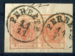 PERBETE 3Kr Pár  Szép Bélyegzés  (400p) - Used Stamps