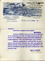 Vajyda Pál Vegyészeti Cikkek, Céges, Fejléces Levél , Budapest 1919. (Tanácsköztársaság, érdekes Tartalom) - Ohne Zuordnung