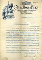 Steiner Ármin Ércárugyár, Fejléces, Céges Levél Budapest 1902. - Unclassified