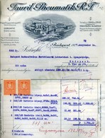 Turul Pneumatic Rt, Fejléces,céges Számla  Budapest 1927. - Storia Postale