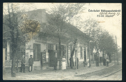 RÁKOSPALOTA 1906. Fő út, Régi Képeslap  /  1906 Main Rd. Vintage Pic. P.card - Hungary