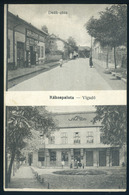 RÁKOSPALOTA 1931. Deák Utca, Vigadó, Halassy János üzlete  , Régi Képeslap  /  RÁKOSPALOTA 1931 Deák St., Vigadó, János  - Hungary