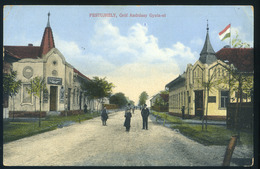 PESTÚJHELY 1915. Cca. Gróf Andrássy Gyula út, Seiden M. Sándor Vegyeskereskedése, Régi Képeslap  /  PESTÚJHELY Ca 1915 G - Ungarn