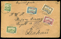 BUDAPEST 1918. Légi Levél Krakkóba Küldve - Used Stamps