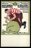 BUDAPEST 1911 Második Országos Húsipari Kiállítás Budapesten, Reklámlap / 2nd Hungarian Meat Industry Exhibition, Advert - Hungary