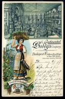 BUDAPEST 1899. The Continental Bodega Company, Litho Reklám Képeslap  /  BUDAPEST 1899 The Continental Bodega Company, L - Hungary