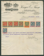 BUDAPEST 1924. Krayer és Társa Festék Gyár, Fejléces,céges Levél - Storia Postale