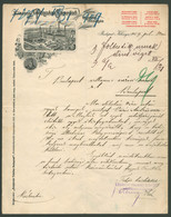 KŐBÁNYA 1909. Polgári Serföző Rt. Fejléces,céges Levél - Ohne Zuordnung