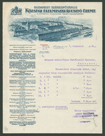 BUDAPEST 1927. Községi Élelmiszerárusító Üzem, Fejléces,céges Számla - Ohne Zuordnung