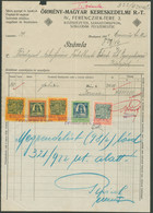 BUDAPEST 1924. Örmény-Magyar Kereskedelmi Bank, Fejléces, Céges Számla - Storia Postale