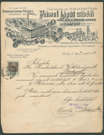 BUDAPEST 1912. Feiwel Lipót ,Iskolapadok Gyára, Fejléces,céges Levél - Unclassified
