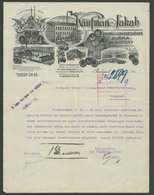 BUDAPEST 1916. Kaufman Jakab Likörkülönlegességek, Fejléces,céges Levél - Unclassified