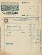 POZSONY 1912. Stollwerk Testvérek, Fejléces,céges Számla - Unclassified