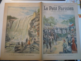 Journal Le Petit Parisien 12 Juillet 1903 Les Ecoles à Feu Canada  Saut Montmorency Marcheurs Aériens - Le Petit Parisien