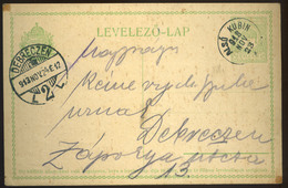 ALSÓKUBIN 1918.11.23. Díjjegyes Levlap, Szép Bélyegzéssel Debrecenbe, Csehszlovák Előfutár!  /  1918.11.23. Stationery P - Usati