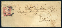 PALOTA 1874. Réznyomat 5Kr Szép Levél Mórra Küldve - Used Stamps