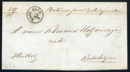 NAGYATÁD 1862. Szép Levél Tartalommal Keszthelyre Küldve, Mórocza Család - Used Stamps