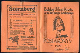 POSTAKÖNYV 1927. 32l , érdekes Kiadvány - Unclassified