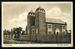 RÁKOSHEGY 1925. Cca.  Zsinagóga Ritka Képeslap  /  RÁKOSHEGY Ca 1925 Synagogue Rare Pc JUDAICA - Hungary