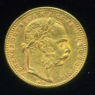 FERENC JÓZSEF 8 Forint /20 Frank 1881 - Hungary
