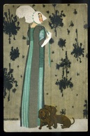 WIENER WERKSTAETTE No.521. Mela Koehler Szignált Képeslap   /  WIENER WERKSTATTE No. 521. Mela Koehler Signed Vintage Pi - Köhler, Mela