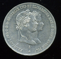 FERENC JÓZSEF Házassági 1 Gulden 1854. EF - Austria
