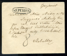 EPERJES 1830. Cca. Portós Levél "v.Eperies" "B.Gyarmath" Szakálba Küldve  /  Ca 1830 Unpaid Letter "v Eperjes" "B.Gyarma - ...-1867 Vorphilatelie
