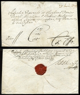PISKOLT 1791. Szép Ex Offo Sürgös "cito Citissme" Levél   /  1791 Nice Official Urgent "cito Citissime" Letter - ...-1850 Prefilatelía