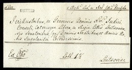 BÁRTFA 1828.  Szép Ex Offo Levél Lőcsére Küldve  /   1828 Nice Official Letter To Lőcse - ...-1867 Vorphilatelie